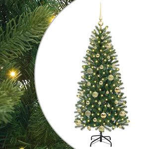vidaXL Dirbtinė Kalėdų eglutė Žalia 120 cm PE ir PVC