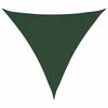vidaXL Uždanga nuo saulės, tamsiai žalia, 3x3x3m, HDPE, 160g/m&sup2;
