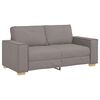 vidaXL Dvivietė sofa, pilkai ruda, 180x78x84 cm, audinys