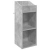 vidaXL Plok&scaron;telių spintelė Betono pilka 36 x 36 x 95,5 cm