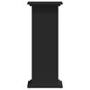 vidaXL Stovas augalams, juodos spalvos, 33x33x80cm, apdirbta mediena
