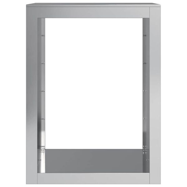 vidaXL Stovas malkoms, 60x40x80cm, galvanizuotas plienas