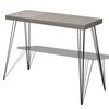 vidaXL Konsolinis staliukas, 90x30x71,5 cm, pilkas