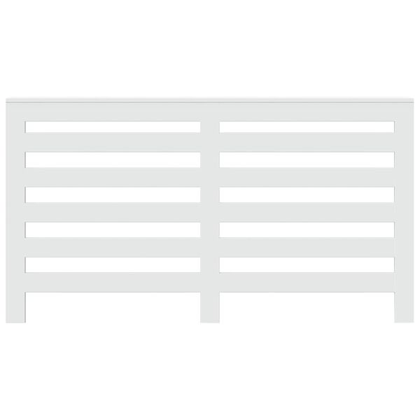vidaXL Radiatoriaus uždangalas, baltas, 149x20x82cm, apdirbta mediena