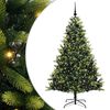 vidaXL Dirbtinis sulankstomas Kalėdų medis su 300 LED Žalia 180 cm