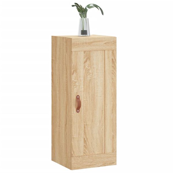 vidaXL Sieninė spintelė, ąžuolo, 34,5x34x90cm, apdirbta mediena