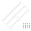 vidaXL Langų saugos grotelės su 3 skersinėmis 43-74 cm