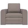 vidaXL Sofa lova Taupe 98 x 71 x 83 cm Aksomas