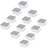 vidaXL Įleidžiami LED &scaron;viestuvai, 12vnt., 100x100x68mm