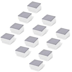 vidaXL Įleidžiami LED &scaron;viestuvai, 12vnt., 100x100x68mm