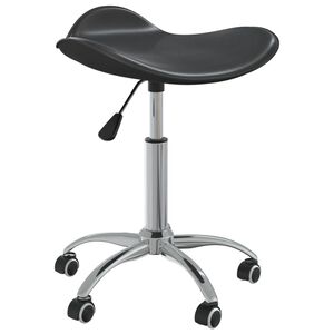 vidaXL Biuro kėdė, juodos spalvos, dirbtinė oda (323684)