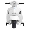 vidaXL Elektrinis žaislinis motoroleris Vespa GTS300, baltos spalvos