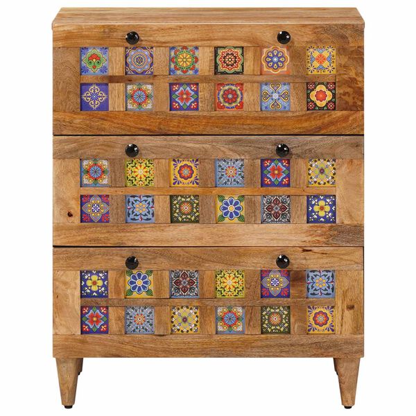 vidaXL Kabalas Natūrali 60 x 33 x 75 cm Kietas mango medis