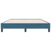 vidaXL Lovos rėmas be čiužinio Tamsiai mėlynas 140x220 cm aksomas