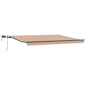 vidaXL I&scaron;traukiama markizė Įvairiaspalvis 400 &times; 350 cm