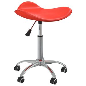 vidaXL Biuro kėdė, raudonos spalvos, dirbtinė oda (323685)