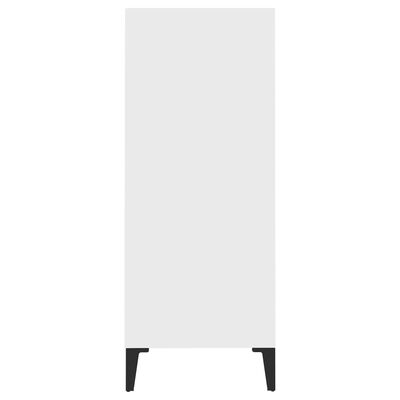 vidaXL Šoninė spintelė, baltos spalvos, 57x35x90cm, MDP