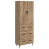 vidaXL Spintelė 2 vnt. 66 x 34,5 x 90 cm Apdirbta mediena