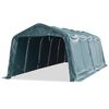 vidaXL Nuimama palapinė gyvuliams, tamsiai žalia, 3,3x8m, PVC, 550g/m&sup2;
