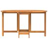 vidaXL Sodo stalas Ruda 110 x 60 x 72 cm Kietos akacijos mediena