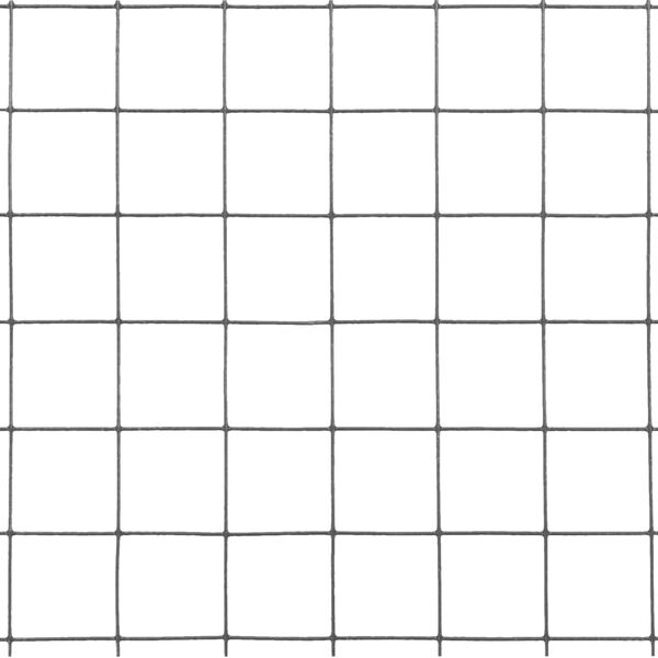 vidaXL Vielos tinklas su PVC danga, pilkas, 10x1m