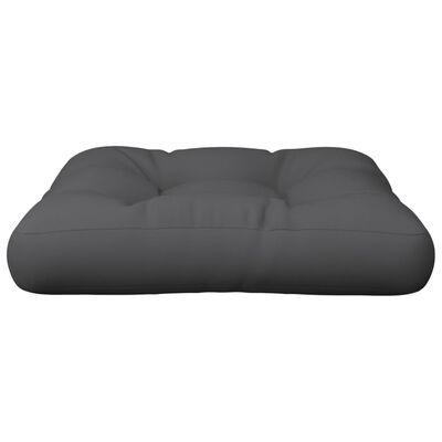 vidaXL Paletės pagalvėlė, pilkos spalvos, 50x50x12cm, audinys