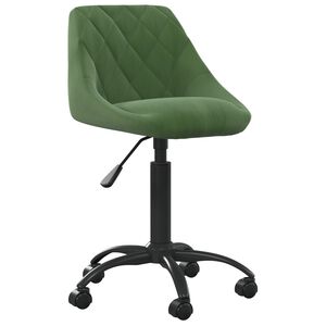 vidaXL Biuro kėdė, tamsiai žalios spalvos, aksomas (335363)