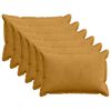 vidaXL Pagalvėlės užvalkalas 6 vnt. HOUTEN Geltona 30 x 50 cm