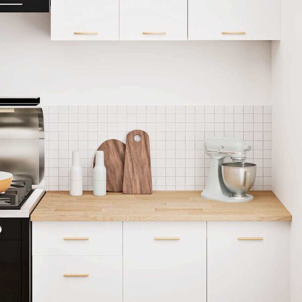 vidaXL virtuvės stalvir&scaron;is 120x63,5x2,7 cm ąžuolo masyvo stačiakampis