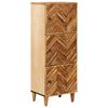 vidaXL Saugojimo spintos Ruda 40 x 33,5 x 110 cm Kietas mango medis