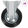 vidaXL Fiksuojami ratukai, 160 mm, 8 vnt.