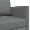 vidaXL Sofa lova 110cm Tamsiai pilka audinys