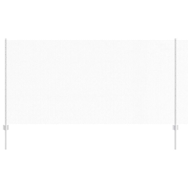 vidaXL Tvora su stulpais Sidabro 1,2 x 50 m Plienas