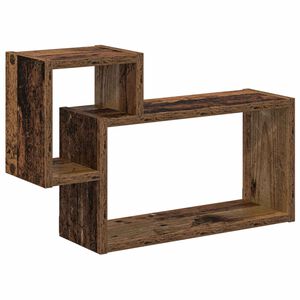 vidaXL Sieninė lentyna Sieninis Ruda 55 x 15 x 35 cm Apdirbta mediena