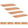 vidaXL Laiptų pakopos 8 vnt. 80 x 30 x 2 cm Lakas Kietas bukas medis