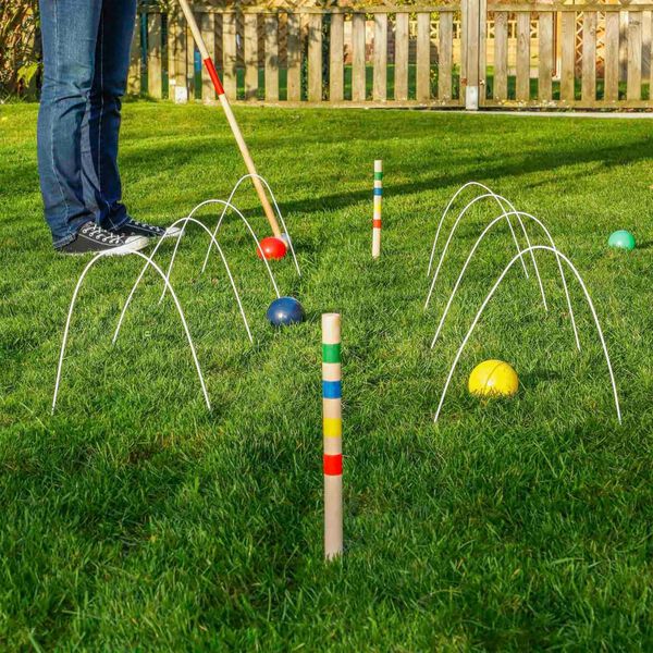 HI Žaidimas kroketas, įvairių spalvų, 125x25cm