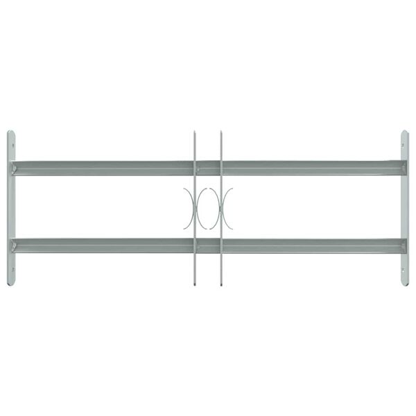 Reguliuojama apsauginė grotelė langams su 2 skersiniais, 500-650mm