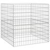 vidaXL Kvadratinis kompostuotojas 100 x 100 x 100 cm Geležis