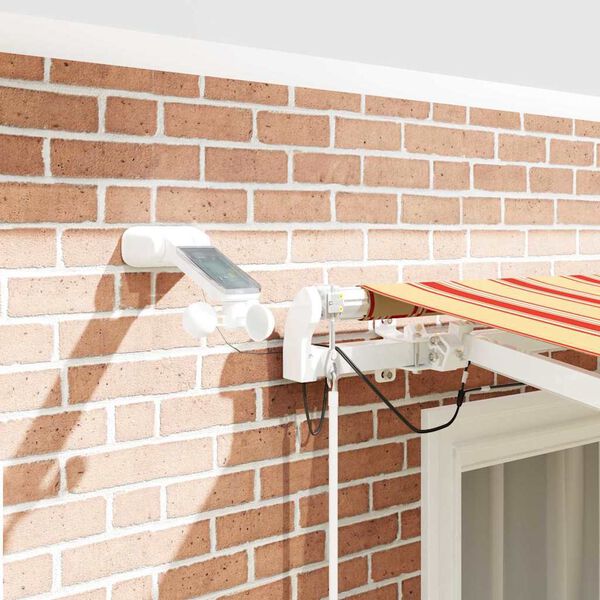 vidaXL I&scaron;traukiama markizė Geltona ir Oranžinė 300 x 250 cm