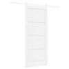 vidaXL Slankios durys 86 x 198,5 cm Apdirbta mediena Balta
