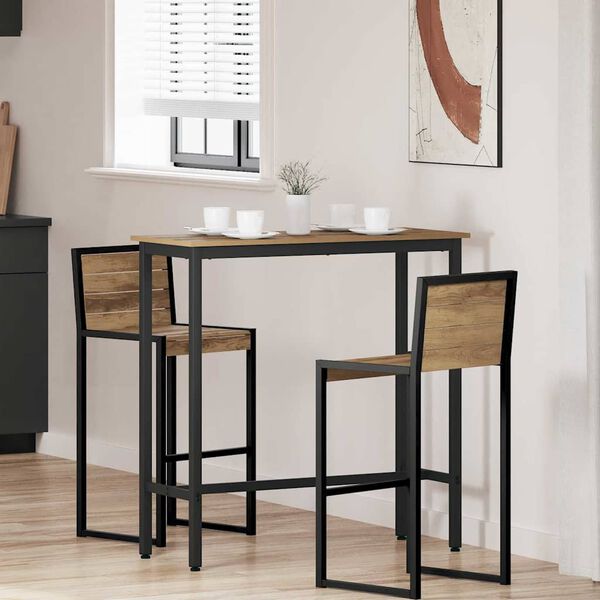 vidaXL staliuku Amatininkų ąžuolas 100 x 40 x 100,5 cm