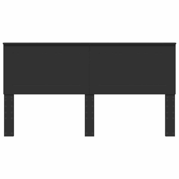 vidaXL Galvūgalis Juodas ąžuolas 200 cm Apdirbta mediena