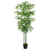vidaXL Dirbtinis bambukas, žalios spalvos, 80cm, 240 lapai