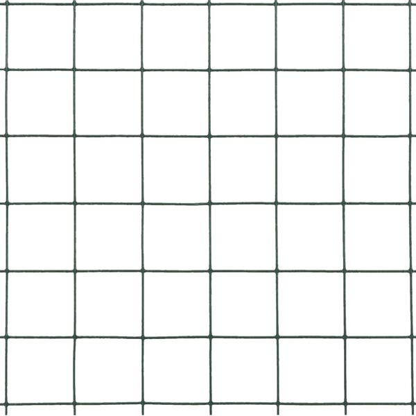 vidaXL Vielos tinklas su PVC danga, žalias, 25x1,5m