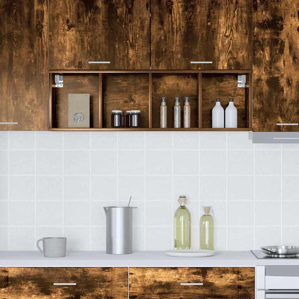 vidaXL Pakabinama spintelė Rūkyta ąžuolas 30 x 29,5 x 100 cm