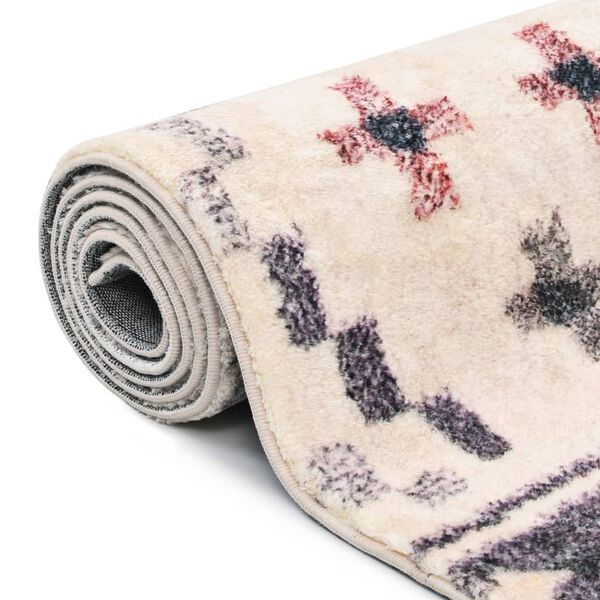 vidaXL Kilimas, įvairiaspalvis, 160x230cm, poliesteris, su ra&scaron;tais