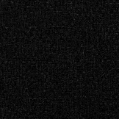 vidaXL Krėslas, juodos spalvos, 60cm, audinys