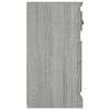 vidaXL Šoninė spintelė, pilka ąžuolo, 70x35,5x67,5cm, apdirbta mediena