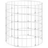 vidaXL Gabiono stulpas, 50x50cm, galvanizuotas plienas, apskritas