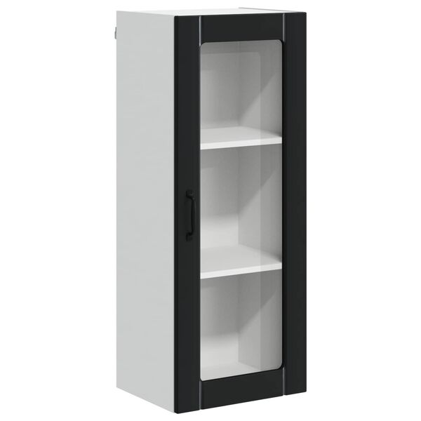 vidaXL Virtuvės spintelė Juoda 40 x 31 x 100 cm Apdirbta mediena